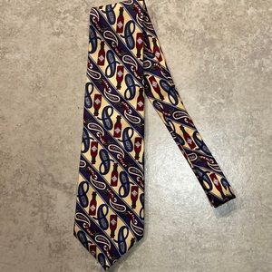 Tabasco 100% silk tie